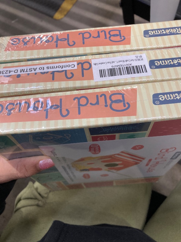 Photo 1 of .3 OF Robo Time F198 11 Pieces Birdhouse 3 3D Puzzels, Multicoloured