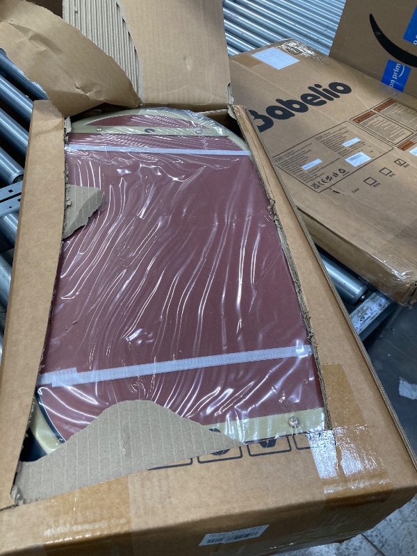 Photo 1 of ***It is used, it is missing a piece and it is not known if it works at 100%.**BOOSDEN Metal Clothing Rack with Wheels, Rolling Clothes Racks for Hanging Clothes, Sturdy Standing Garment Rack with Storage Shelf and 4 Hooks, Clothes Hanger Racks for Bedroo