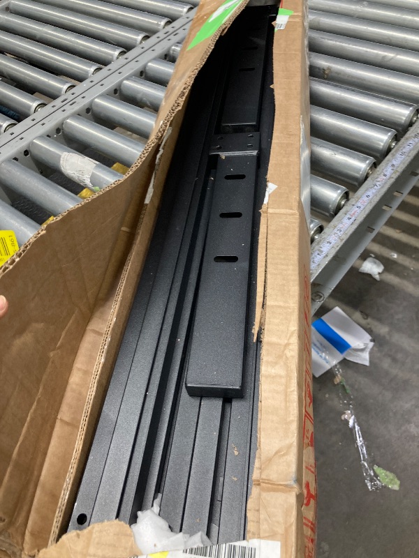 Photo 1 of **It is used, it is missing a part and it is not known if it works 100%.***Zimtown 14 inch Twin Size Bed Frames Heavy Duty, Metal Platform Bed No Box Spring Needed, Black