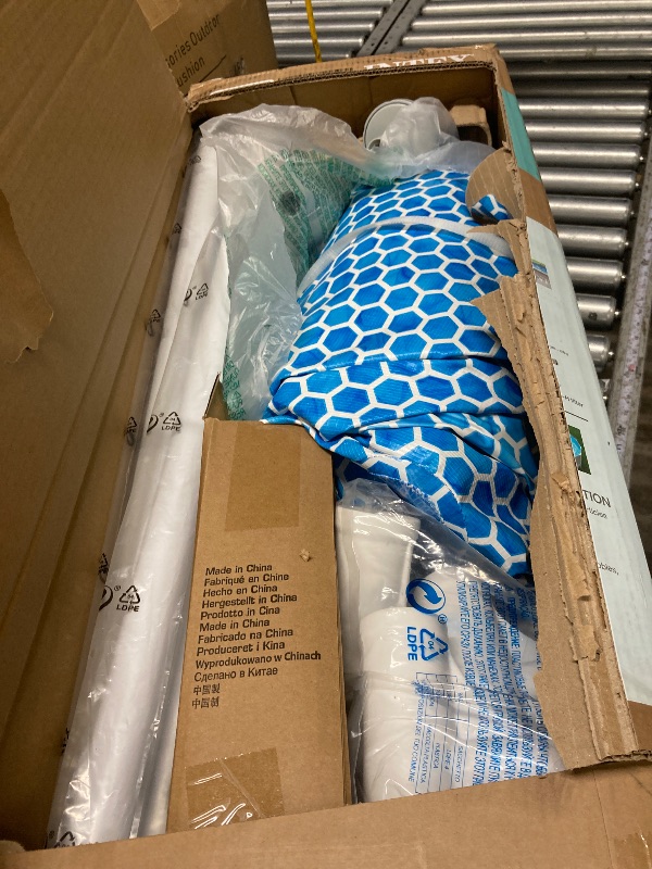 Photo 1 of **It is used, it is missing a part and it is not known if it works 100%.***INTEX 26701EH Prism Frame Premium Above Ground Swimming Pool Set: 10ft x 30in – Includes 330 GPH Cartridge Filter Pump – SuperTough Puncture Resistant – Rust Resistant – 1185 Gallo