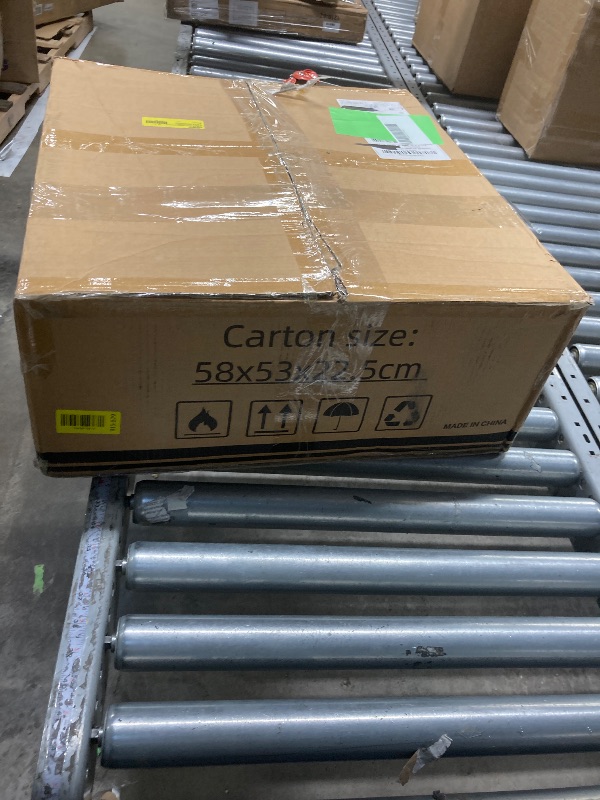 Photo 1 of ****It is used, it is missing parts and it is not known if it works at 100%.***Queller 560lbs Collapsible Folding Wagon, Big Bucket Beach Cart, Heavy Duty Large Capacity Garden Wagon with Multi-Terrain Brake Wheels for Outdoor Camping, Shopping, Sports, G