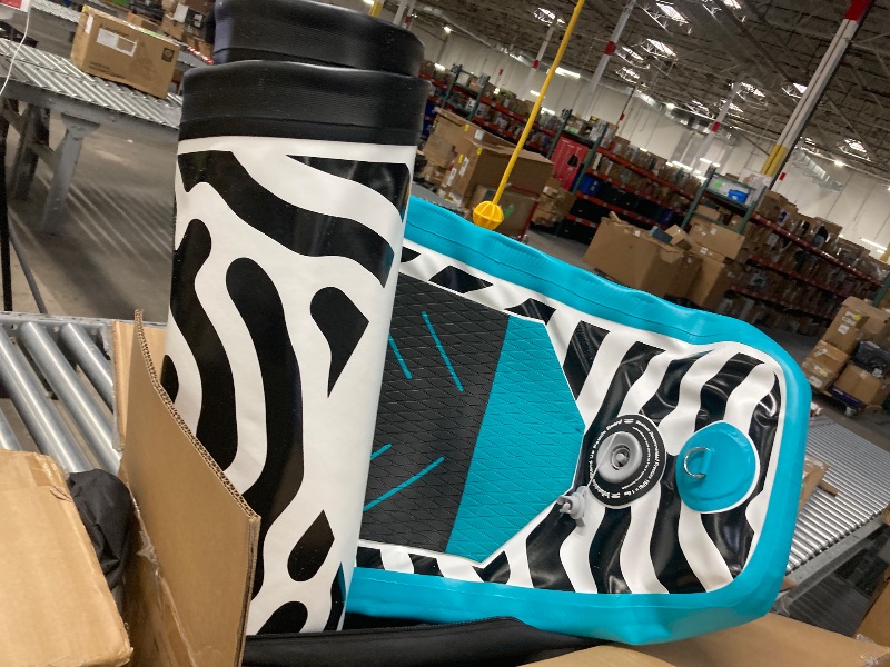 Photo 1 of **It is used, it is missing parts and it is not known if it works at 100%. It cannot be returned.****Naipo 14FT Inflatable Paddle Board Racing Stand Up Touring Board Backpack Durable for Youth Adult Premium SUP Accessories