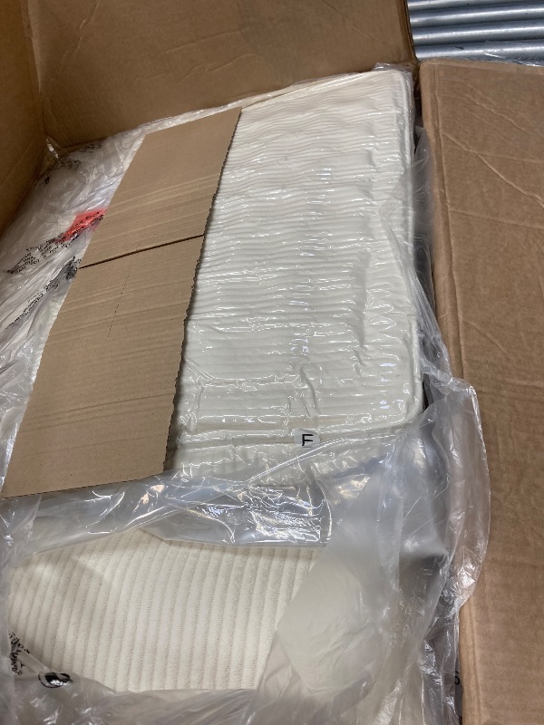 Photo 1 of ****Ktaxon Accent Chair Corduroy Upholstered Armchair, Reading Club Chair with Pillow and Solid Wood Frame for Living Room Bedroom Furniture Off Whit*****