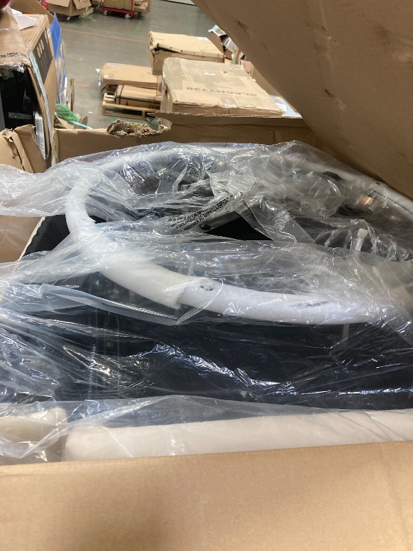 Photo 1 of ****It is used, it is missing parts and it is not known if it works 100%, which cannot be returned.****Evolur Raleigh Upholstered Plush Seating Nursery Glider 360-degree, Swivel Rocker Recliner, Multi Recline Positions, Greenguard Gold & JPMA Certified, S