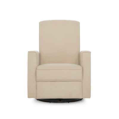 Photo 1 of ****It is used, it is missing parts and it is not known if it works 100%, which cannot be returned.****Evolur Raleigh Upholstered Plush Seating Nursery Glider 360-degree, Swivel Rocker Recliner, Multi Recline Positions, Greenguard Gold & JPMA Certified, S