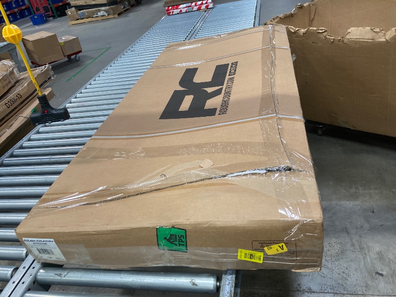 Photo 1 of ****It is used, it is missing parts and it is not known if it works 100%, which cannot be returned.****Rough Country Hard Tri-Fold Tonneau Cover for Ram 1500 (2019-2025) & 1500 TRX (2021-2025) - Low-Profile Aluminum Truck Bed Cover, Fits 5'7 Bed