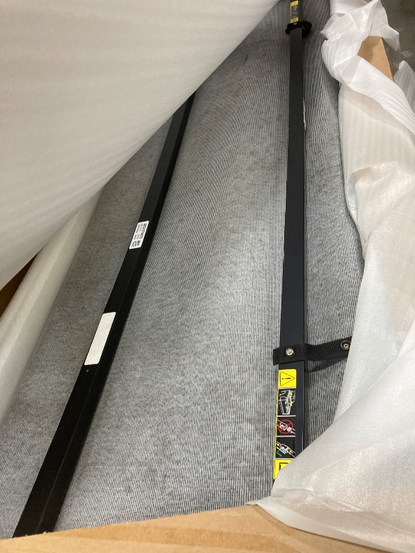 Photo 1 of ****It is used, it is missing parts and it is not known if it works 100%, which cannot be returned.****Rough Country Hard Tri-Fold Tonneau Cover for Ram 1500 (2019-2025) & 1500 TRX (2021-2025) - Low-Profile Aluminum Truck Bed Cover, Fits 5'7 Bed