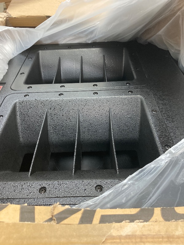 Photo 1 of **It is used, it is missing a part and it is not known if it works 100%.****Rockville RBG18FA 18" 3000w Active Powered Pro Subwoofer Folded Horn PA/DJ Sub