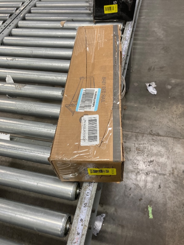 Photo 1 of ***It is used, it is missing a part and it is not known if it works 100%.****ComfyBumpy 1-Pack Bed Rail for Toddlers 35.5" L x 19.5" H | Toddler Bed Rails for Twin, Full & Toddler Bed Size | Swing Down Bed Rail Guard | Baby Bed Side Rail for Kids | Gray