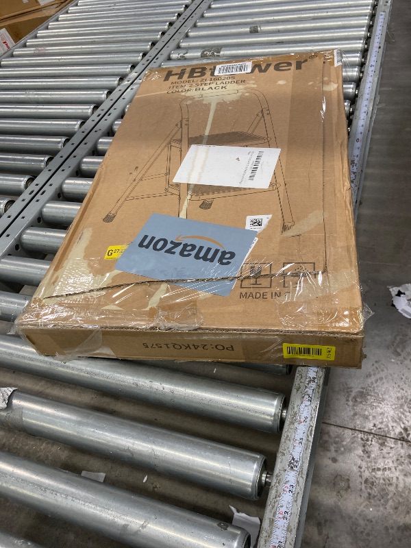 Photo 1 of ***It is used, it is missing a part and it is not known if it works 100%.****HBTower 2 Step Ladder, Step Stool for Adults,2 Step Ladder Folding Step Stool with Wide Pedal Ergonomic Design