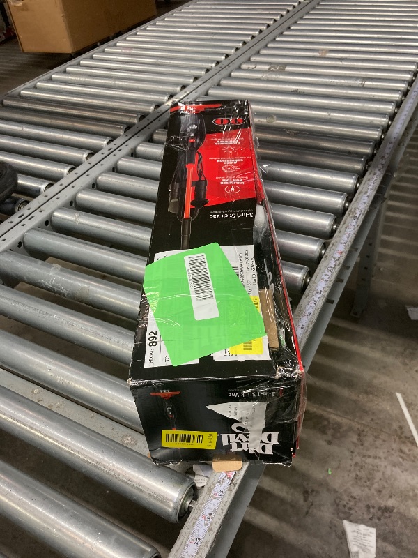 Photo 1 of **Dirt Devil 3-in-1 Lightweight Corded Stick Vacuum Cleaner and Handheld with LED Lights, It is used, it is missing a part and it is not known if it works 100%.***Multi-Surface Cleaning, Model EV1426CS