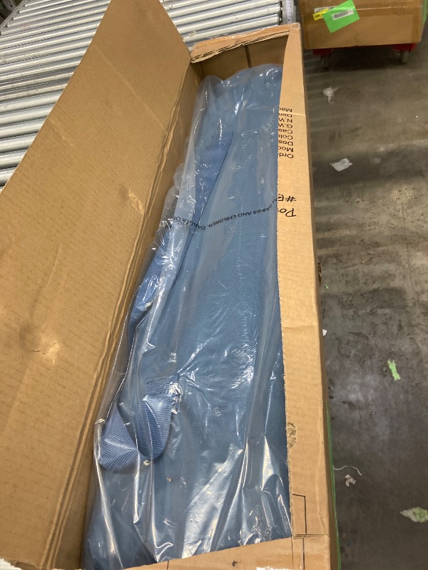 Photo 1 of **used***PORTAL Folding Camping Chair High Back for Adults, Portable Oversized Camp Chair for Outdoor, Supports 400 lbs, Blue