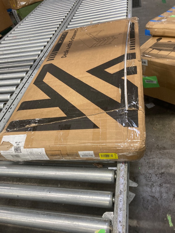 Photo 1 of ***It is used, it is missing a part and it is not known if it works 100%*****Sofanext 40" Home Office Desk with 6 Drawers, Modern Computer Desk with Small Space, Corner Computer Desk, Pure White