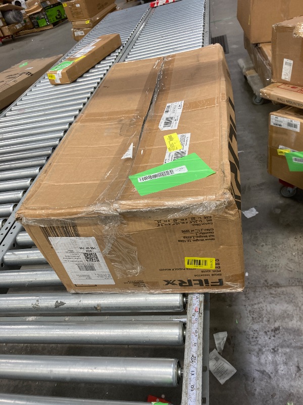 Photo 1 of **It is used, it is missing a part and it is not known if it works 100%****FitRx 10ft. Inflatable Paddle Board with Aluminum Adjustable Paddle and Accessories Carry Bag