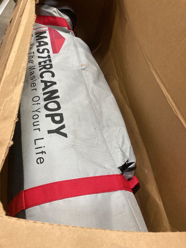 Photo 1 of ***It is used, it is missing a part and it is not known if it works 100%.***MASTERCANOPY Heavy Duty Pop-up Canopy Tent with Sidewalls (10x10,Orange)