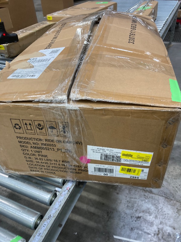 Photo 1 of ***It is used, it is missing a piece and it is not known if it is 100% functional.****Funcid 24V Ride on Cars Truck with Remote Control, Electric Battery Powered Car with Spring Suspension, Ride on Toys for Kids, Built-in music, Cool LED Light, Bluetooth,