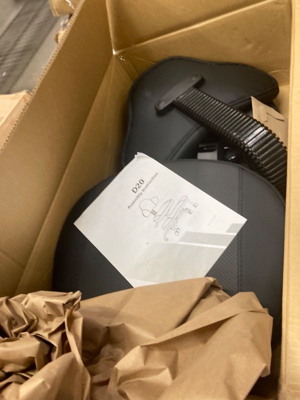 Photo 1 of **It is used, it is missing a piece and it is not known if it is 100% functional.**Primy Cross Legged Swivel Chair, ADHD Meditation Yoga Chair, Ergonomic Kneeling Chair for Adults with Wide Seat, 360° Swivel Retractable Footrest, Adjustable Height Leather