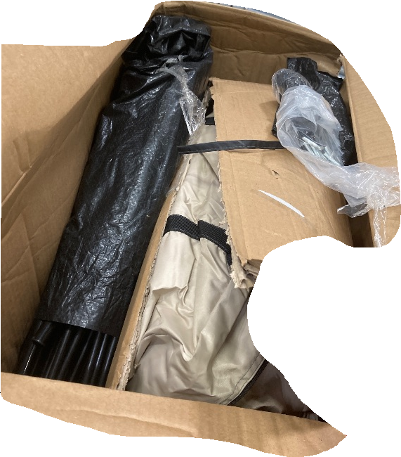 Photo 1 of ****t is used, it is missing a piece and it is not known if it is 100% functional.***Screen House Room, GVDV 11x11 Ft Mesh Net Screen Tent Canopy, Easy Setup & Waterproof & Sunshade, Suitable for Camping Trip, Beach, Picnic