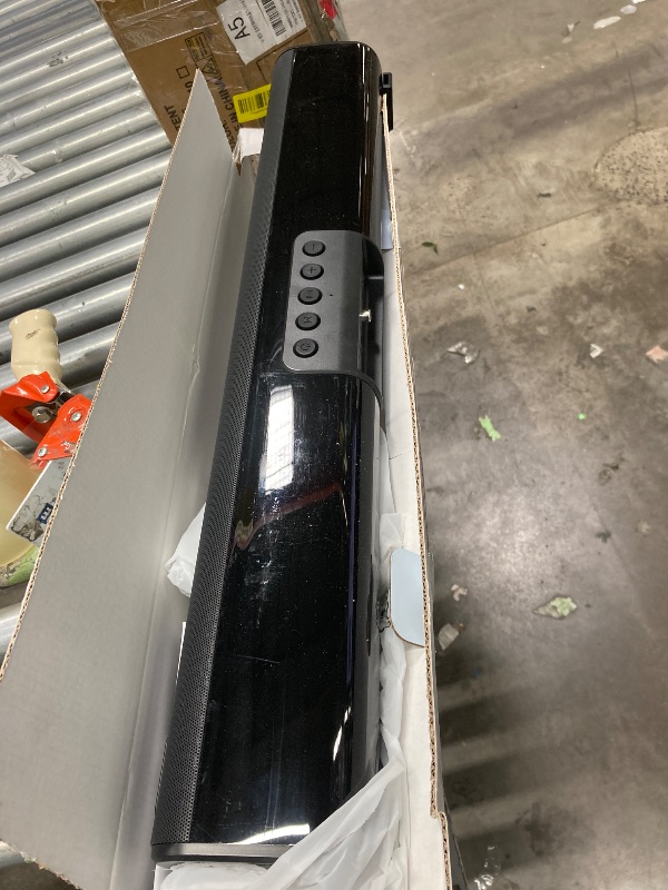 Photo 1 of **It is used, it is missing a piece and it is not known if it is 100% functional.***EAT00L S20L Sound Bars for TV, 3D Surround Sound System TV Sound Bar, 2.1 ch Home Theater Audio with Built-in Subwoofer,50W TV Speakers | HDMI ARC, Bluetooth, Optical, RCA