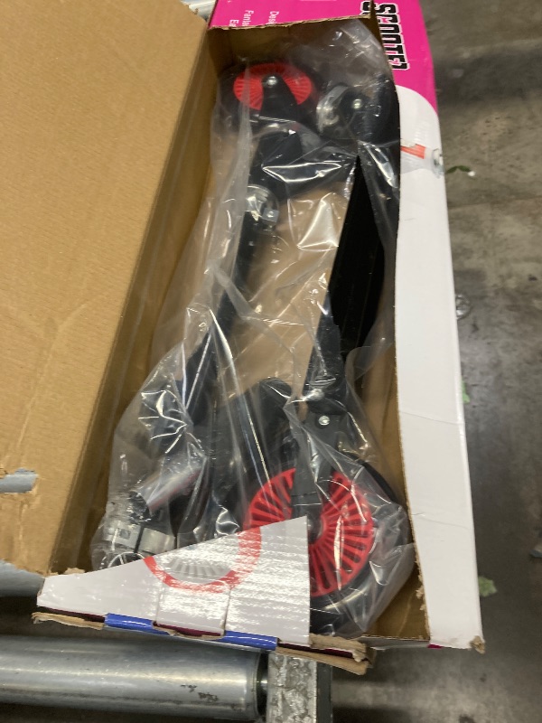 Photo 1 of ****It is used, it is missing a piece and it is not known if it is 100% functional. DOES NOT HAVE LED WHEELS****Kick Scooter - Collapsible Portable Kids Push Scooter - Lightweight Folding Design with High Visibility RGB Light Up LEDs on Wheels