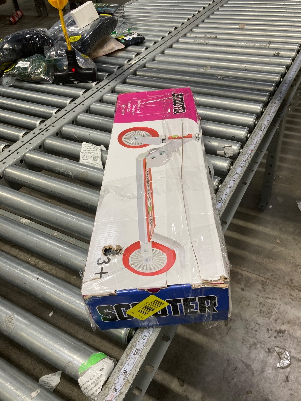 Photo 1 of ****It is used, it is missing a piece and it is not known if it is 100% functional. DOES NOT HAVE LED WHEELS****Kick Scooter - Collapsible Portable Kids Push Scooter - Lightweight Folding Design with High Visibility RGB Light Up LEDs on Wheels