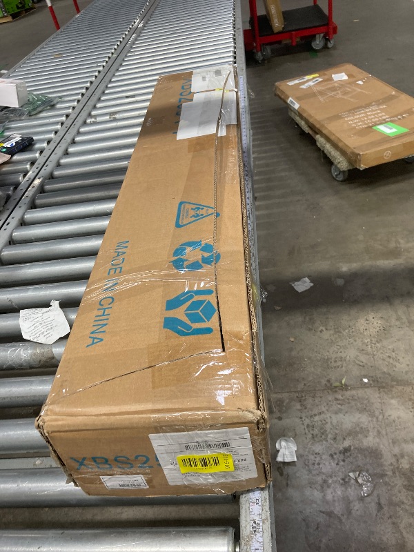 Photo 1 of ***It is used, it is missing a piece and it is not known if it is 100% functional.****ULIESC Queen Box Spring, 7 Inch Queen Size Box Spring Only, Metal Box Spring Queen with Fabric Cover, Sturdy Mattress Foundation, Noise Free, Non-Slip, Easy Assembly