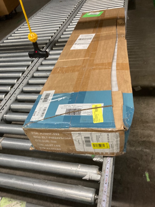 Photo 1 of ***It is missing parts and is used, and it is not known if it works at 100%.****edx Electric Standing Desk, Height Adjustable Desk, 48 x 24 Inches Ergonomic Stand up Desk with Memory Preset for Home Office, Natural