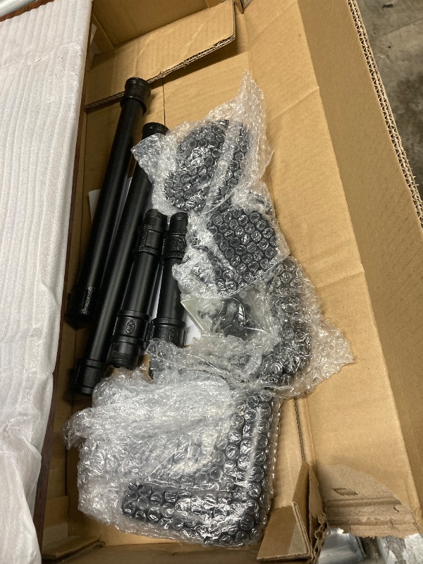 Photo 1 of **used**23.62"x26"Wood Floating Shelves,CoPedvic 2-Tier Industrial Pipe Shelves Wall Mount, for Wall Bathroom Kitchen Bedroom