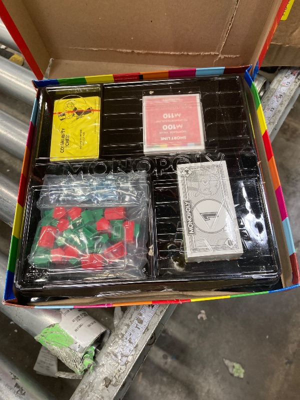 Photo 1 of **THIS IS USED AND MISSING PARTS AND IT IS NOT KNOWN IF IT WORKS 100%***Monopoly Board Game | Classic Game with Storage Tray and Larger Tokens | Ages 8+ | 2 to 6 Players | Family Games for Kids and Adults | Kids Gifts