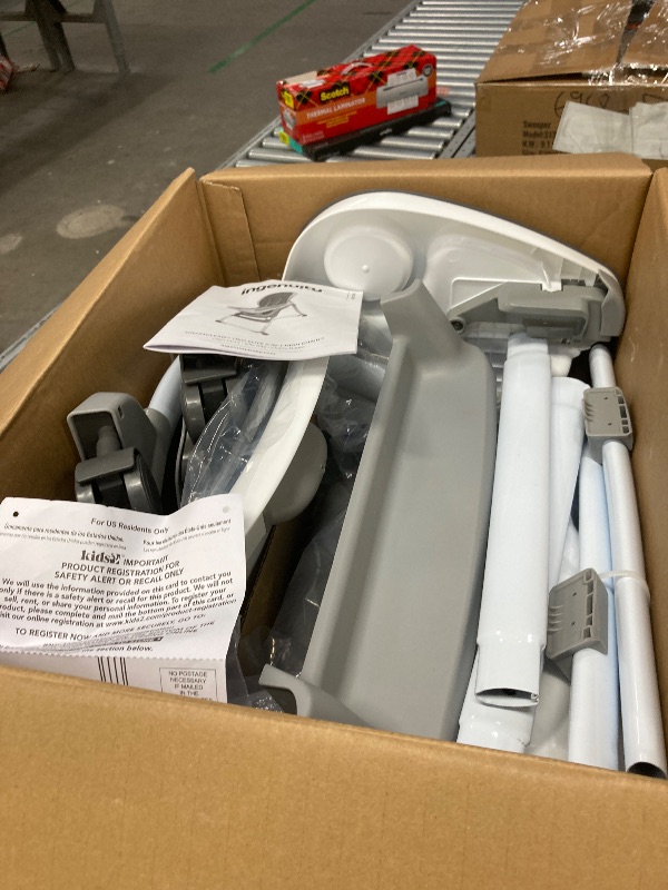 Photo 1 of **THIS IS USED AND MISSING PARTS AND IT IS NOT KNOWN IF IT WORKS 100%***Ingenuity SmartClean Trio Elite 3-in-1 Convertible Baby High Chair, Toddler Chair, and Dining Booster Seat, For Ages 6 Months and Up, Unisex - Slate