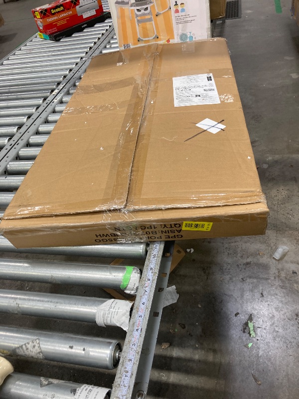 Photo 1 of ***THIS IS USED AND MISSING PARTS AND IT IS NOT KNOWN IF IT WORKS 100%****Amazon Basics Heavy Duty Rolling Garment Rack, Hanging Clothes Organizer Rail for Display and Storage, 1.82 x 1.52 m, Black