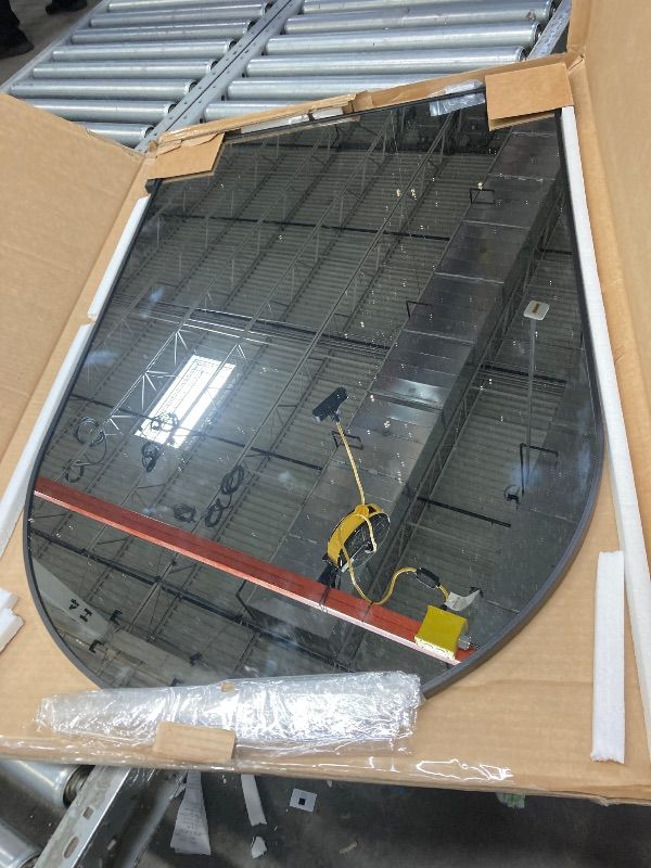 Photo 1 of **used**NEUWEABY Arched Wall Mirror for Bathroom,20"x30" Arched Mirror Wall Mounted Mirror with Metal Frame, Gold Vanity Mirror Decor for Mantle, Bedroom, Entryway, Living Room