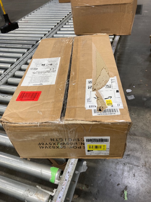 Photo 1 of ****THIS IS USED AND MISSING PARTS AND IT IS NOT KNOWN IF IT WORKS 100%***Amazon Basics 5-Shelf Multipurpose Adjustable Sturdy Steel Storage Shelving Unit, Easy Assembly, 13.4" D x 23.2"W x 60"H, Black