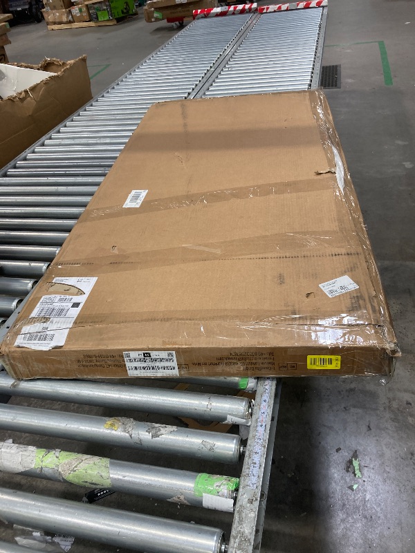 Photo 1 of ***THIS IS USED AND MISSING PARTS AND IT IS NOT KNOWN IF IT WORKS 100%***Washer Dryer Countertop, Laundry Wood Shelf Topper with Edge, 54" Width x 27" Depth Cover Guard Organizer for Washer and Dryer Laundry Hamper Counter Storage Organization (White)