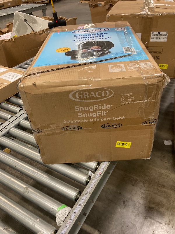 Photo 1 of **used**Graco SnugRide SnugFit Infant Car Seat, Baby Car Seat with Anti Rebound Bar for Extra Safety, No-Rethread Harness, LATCH Equipped Carseat, Baby Essentials, Gift for New Parents, Gotham