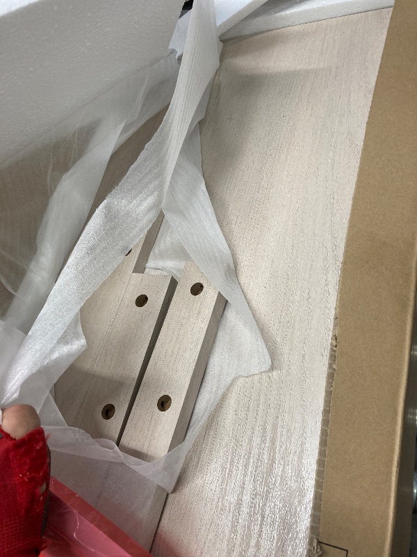 Photo 1 of ***USED, MISSING PARTS AND IT IS NOT KNOWN IF IT WORKS AT 100%****Henn&Hart Alston Accent Cabinet, 28" Wide, Alder White