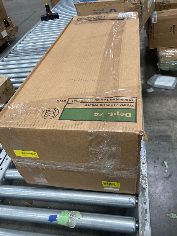 Photo 1 of ****It is used, it is missing a piece and it is not known if it works at 100%.***VGBYUJ 5-Tier Modern Open Bookcase Storage Cabinet, Display Bookshelf Plant Display Shelf with Top Edge and Solid Wood Frame for Home Bedroom Offic