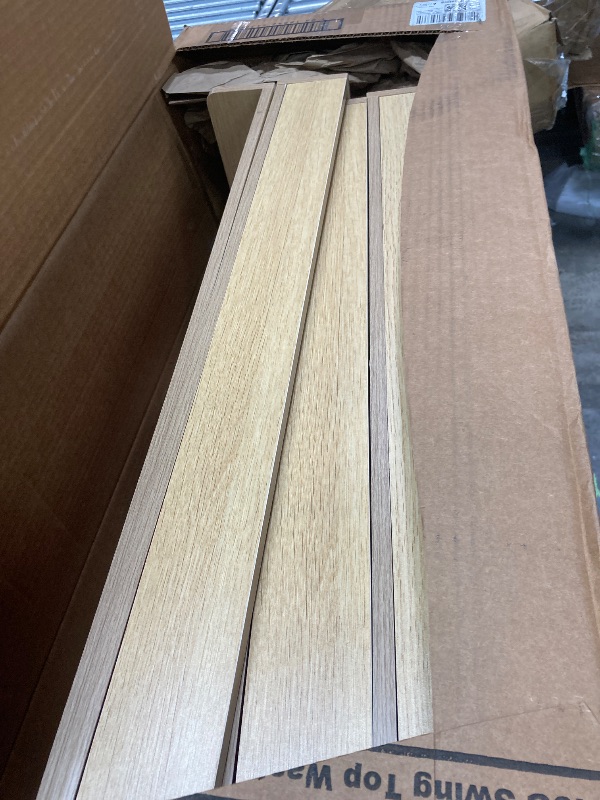 Photo 1 of ****It is used, it is missing a piece and it is not known if it works at 100%.***VGBYUJ 5-Tier Modern Open Bookcase Storage Cabinet, Display Bookshelf Plant Display Shelf with Top Edge and Solid Wood Frame for Home Bedroom Offic