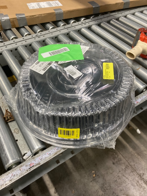 Photo 1 of **used***Avant Grub Heavy Duty Round Black Plastic Catering Trays, 3 Pack