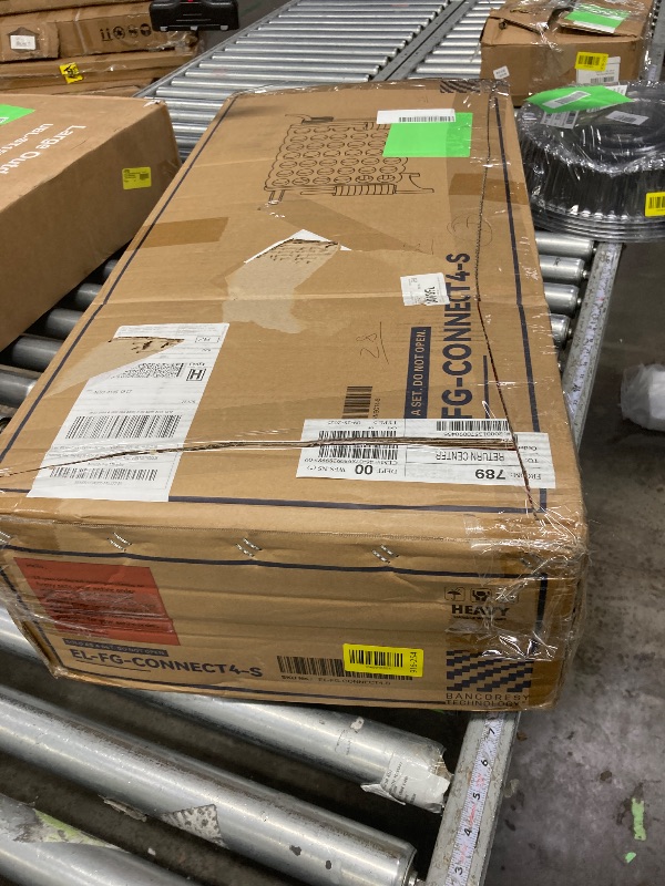 Photo 1 of ***It is used, it is missing a part and it is not known if it works 100%.****EDX Giant 4-to-Score Game Set, 4-in-A-Row Jumbo with 42 Jumbo Rings & Quick-Release Slide, Holiday Party & Family Game, Medium