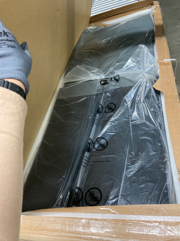 Photo 1 of **used missing parts -*******GarveeLife 10 ft x10 ft Hardtop Gazebo, Black Frame with Gray Curtains, Double Metal Roof, Aluminum Alloy Frame, Net, Heavy Duty, for Patio, Deck, Backyard, Garden