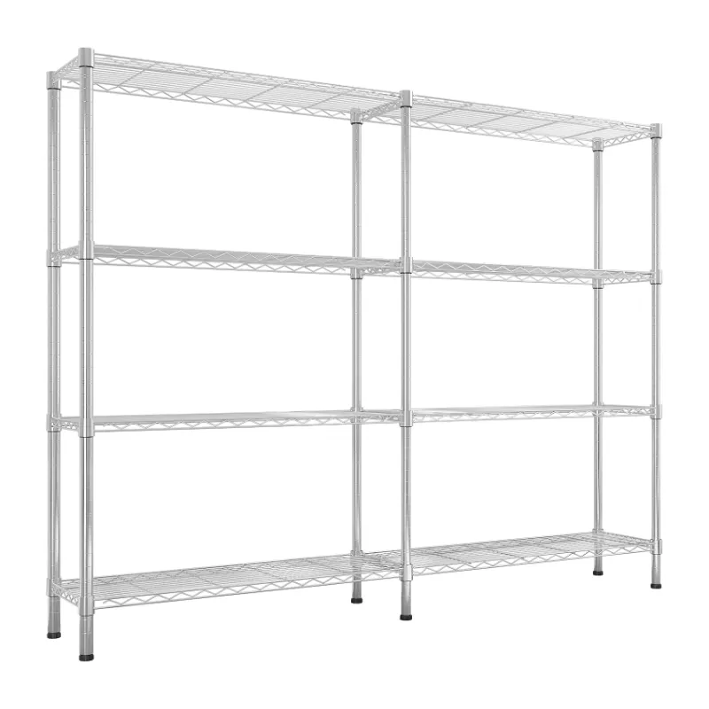 Photo 1 of ***used missing parts***Ktaxon 1500LBS Heavy Duty Wire Shelving, 8-Tier Steel Garage Storage Rack, Adjustable DIY Metal Commercial Shelving for Garage Pantry Storage Organizer, 58"W x 13.8"D x 59"H