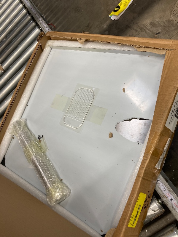 Photo 1 of ****It is used, it is missing parts and it is not known if it works 100% and it is half bare in the front part**** Stainless Steel Cutting Boards with a Rolling Pin, Cutting Board with Counter Lip, Non Slip Food Cutting Board for Kitchen Count