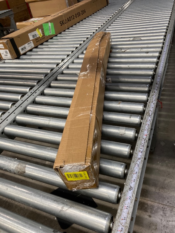 Photo 1 of **It is used, it is missing a part and it is not known if it works 100%.****useAusemku Shower Curtain Rod 32-80 Inch Adjustable - 1 Inch Diameter Heavy Duty No drill Spring Tension Shower Rod, Non-Slip Rustproof Telescopic Rod for Bathroom, Black