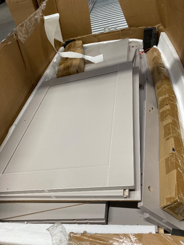 Photo 1 of ****IT IS USED, IT IS MISSING PARTS AND IT IS NOT KNOWN IF IT WORKS AT 100%****IDEALHOUSE Kitchen Island Cart with 47.2" Wood Top, Island Table for Kitchen with Storage Cabinet & Drop Leaf, Rolling Table with Spice Rack, Towel Rack, 3 Drawer,on Wheels