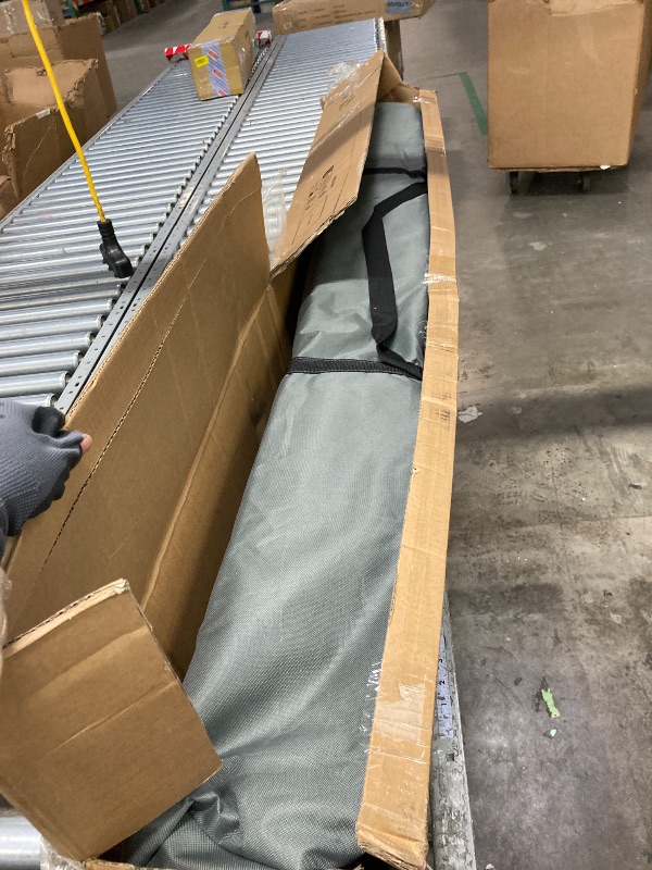 Photo 1 of ***IT IS USED, IT IS MISSING PARTS AND IT IS NOT KNOWN IF IT WORKS AT 100%*****VEVOR 12 * 12ft 6 Sided Pop-up Canopy Shelter Tent with Mesh Windows, Portable Carry Bag, Stakes, Large Shade Tents for Outdoor Camping, Lawn and Backyard, Brown/Beige