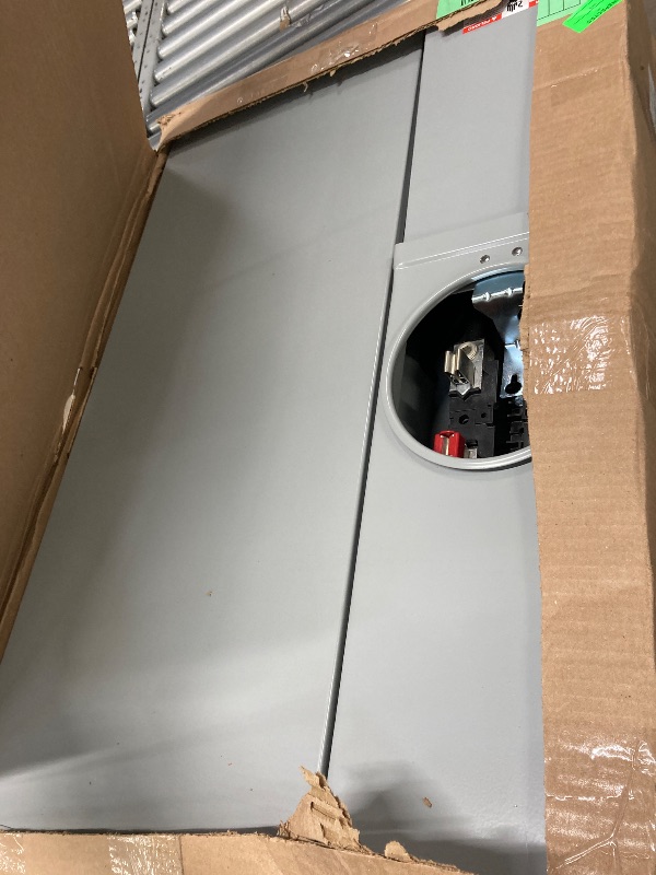 Photo 1 of ***IT IS USED, IT IS MISSING PARTS AND IT IS NOT KNOWN IF IT WORKS AT 100%****Siemens MC4040B1200SECW Meter-Load Center Combination with 40 Space, 40 Circuit, 200-Amp and Surface Mount