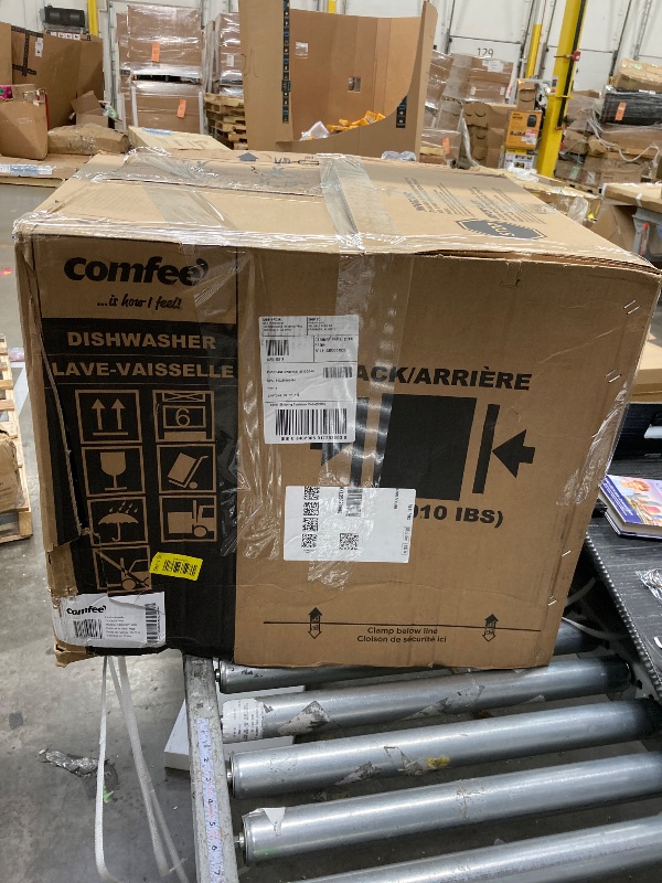 Photo 1 of ***IT IS USED, IT IS MISSING PARTS AND IT IS NOT KNOWN IF IT WORKS AT 100%***COMFEE’ Countertop Dishwasher, Energy Star Portable Dishwasher, 6 Place Settings & 8 Washing Programs, Speed, Baby-Care, ECO& Glass, Dish Washer for Dorm, RV& Apartment, Black