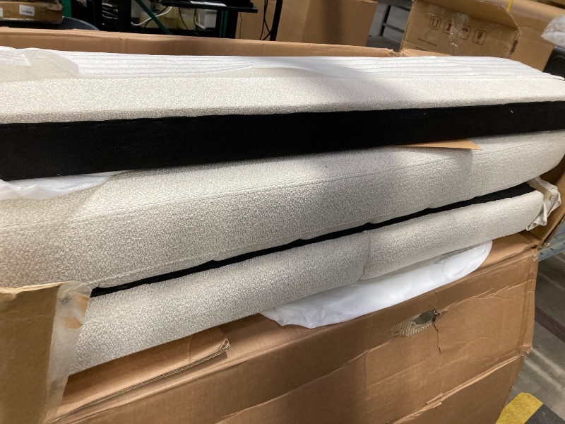 Photo 1 of ***THERE ARE ONLY 3 PIECES IN THIS BOX**PLZ REFER TO PICTURES***THERE ARE MISSING PIECES***Marsail 3-in-1 Convertible Sofa Bed, 54" Sleeper Sofa with Solid Wood Side Table & Frame, Pull-Out Couch with USB Ports & Side Pockets, Loveseat Sofa with Adjustabl