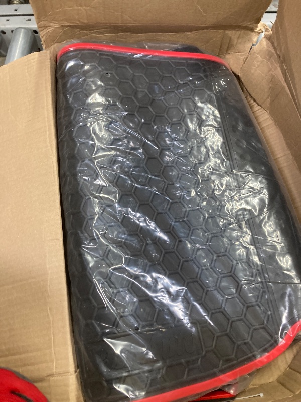 Photo 1 of **NOT IN ORIGINAL PACKAGE**Car Floor Mats Custom Fit for Toyota Camry 8th 2018 2019 2020 2021 2022 2023 2024 Rubber Black Red Car Floor Liners Set All Weather Season Protection Heavy Duty Odorless